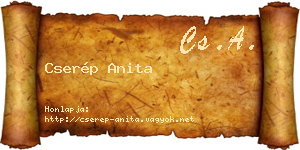 Cserép Anita névjegykártya
